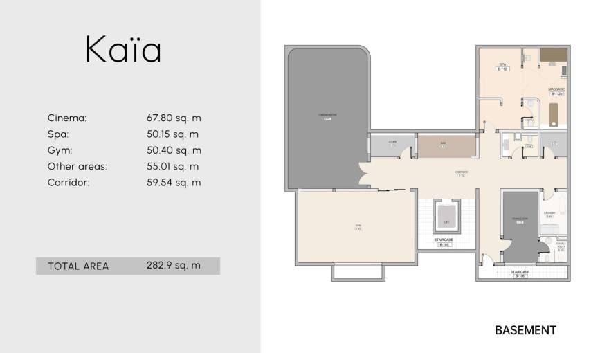 Plans Kaia Villa