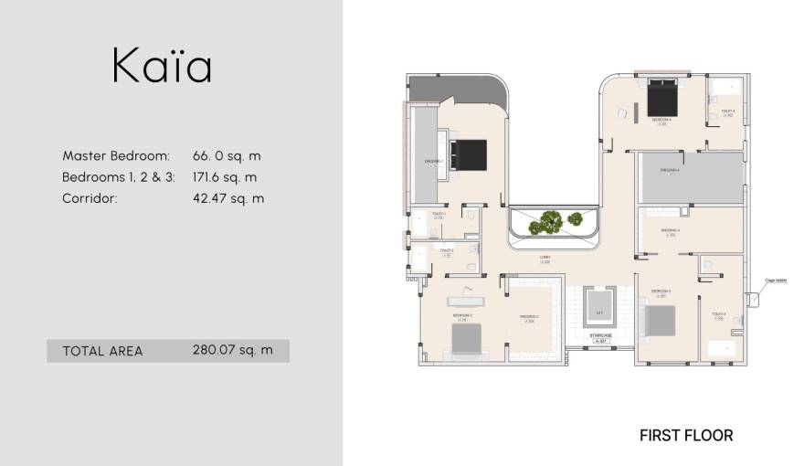 Plans Kaia Villa