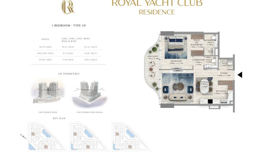 Plans Royal Yacht Club Residences