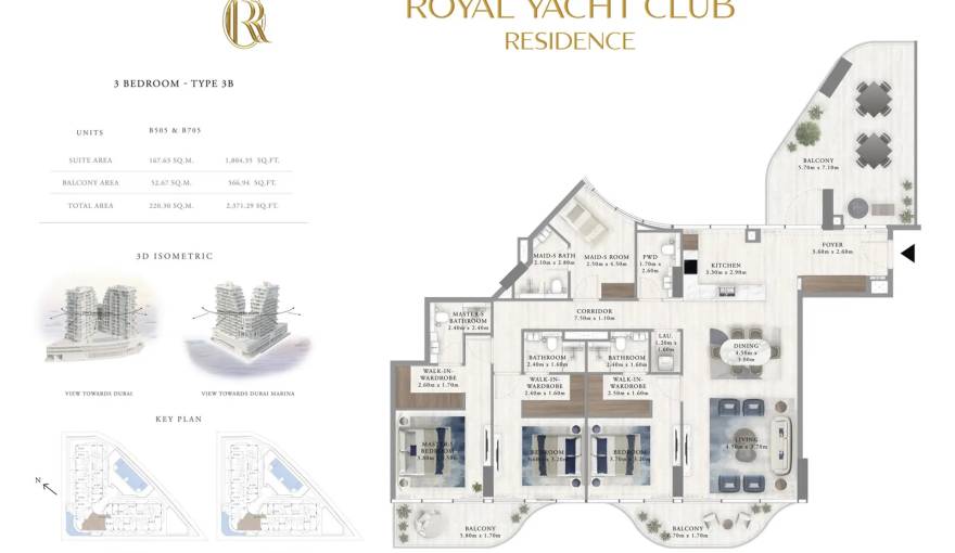 Plans Royal Yacht Club Residences