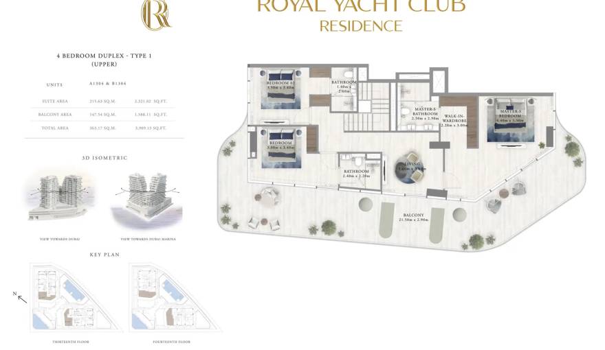 Plans Royal Yacht Club Residences