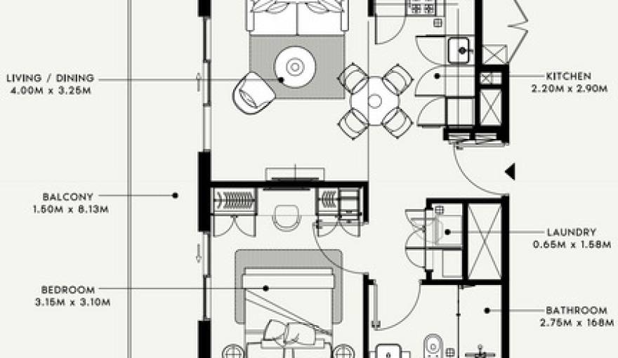 Plans Azizi Beach Oasis 2