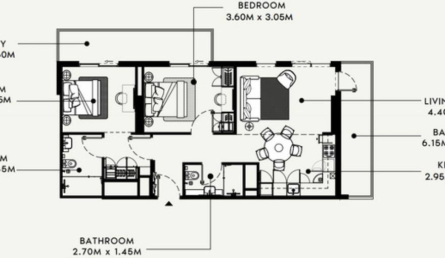 Plans Azizi Beach Oasis 2