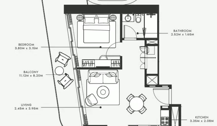 Plans Azizi Milan 55
