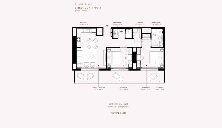 Plans Azizi Milan Heights