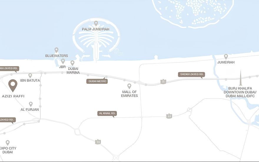 Site plan – Azizi Raffi