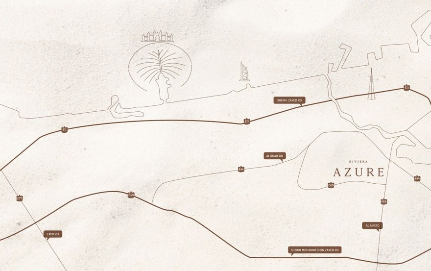 Site plan – Azizi Riviera Azure