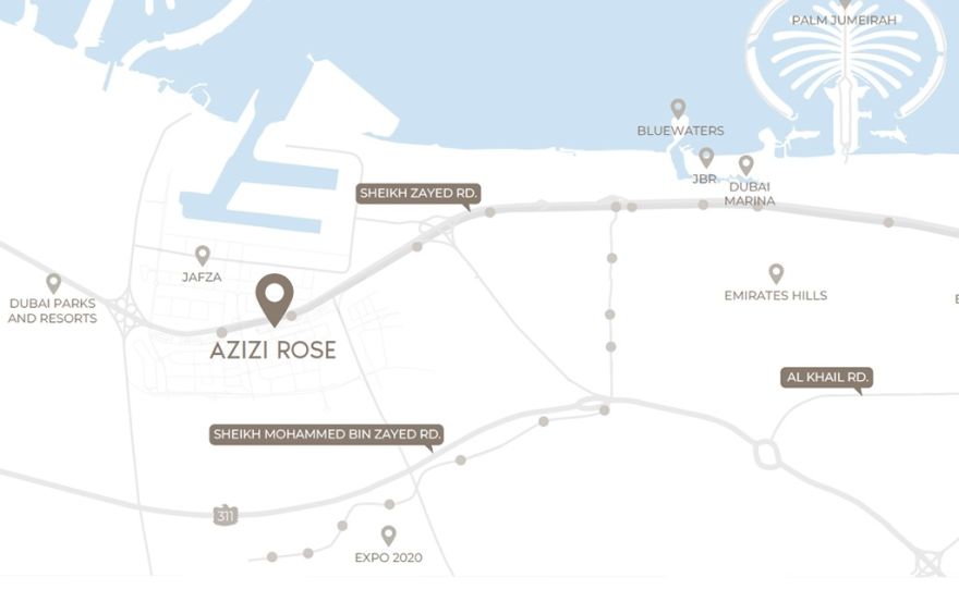 Site plan – Azizi Rose