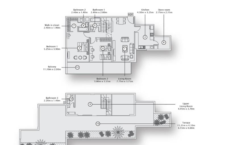 Plans Azizi Shaista Residence