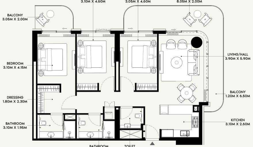 Plans Azizi Venice 13