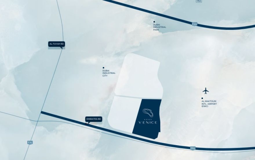 Site plan – Azizi Venice 13