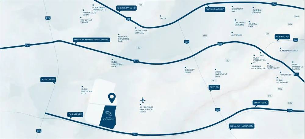 General plan – Azizi Venice 14#1