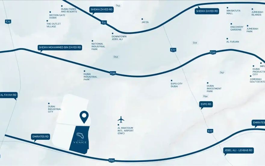 Site plan – Azizi Venice 14