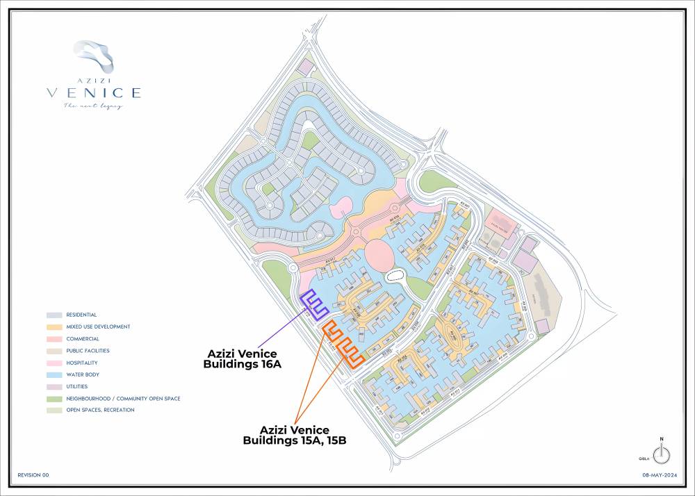 General plan – Azizi Venice 15#1