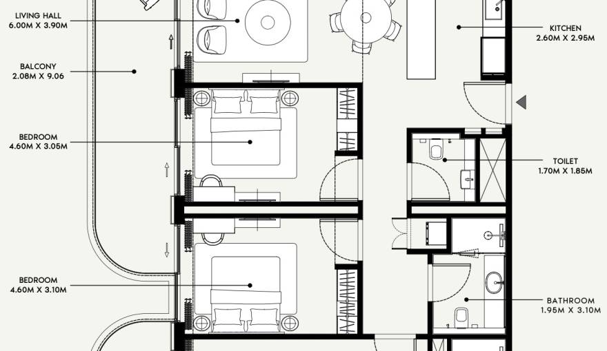 Plans Azizi Venice 16