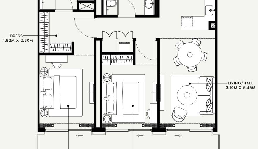 Plans Azizi Venice 16