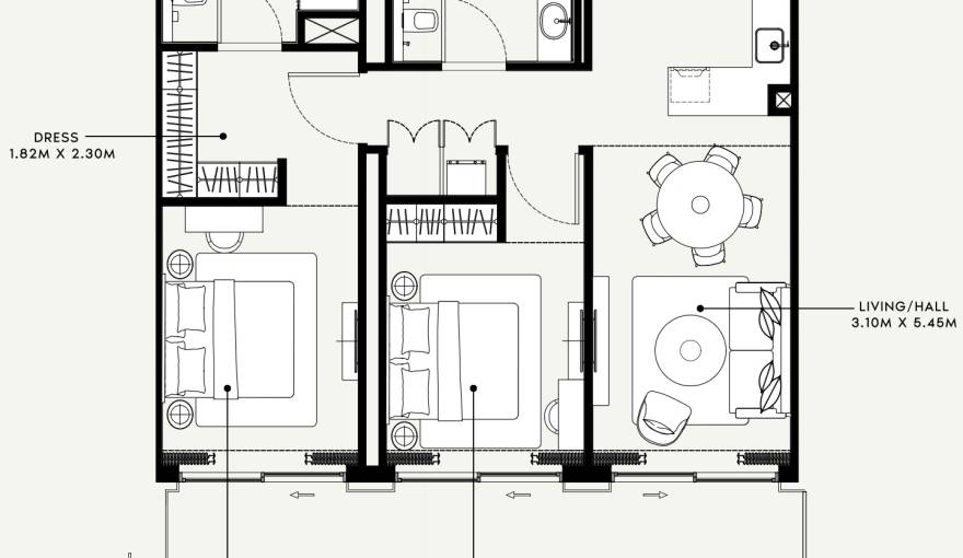 Plans Azizi Venice 16