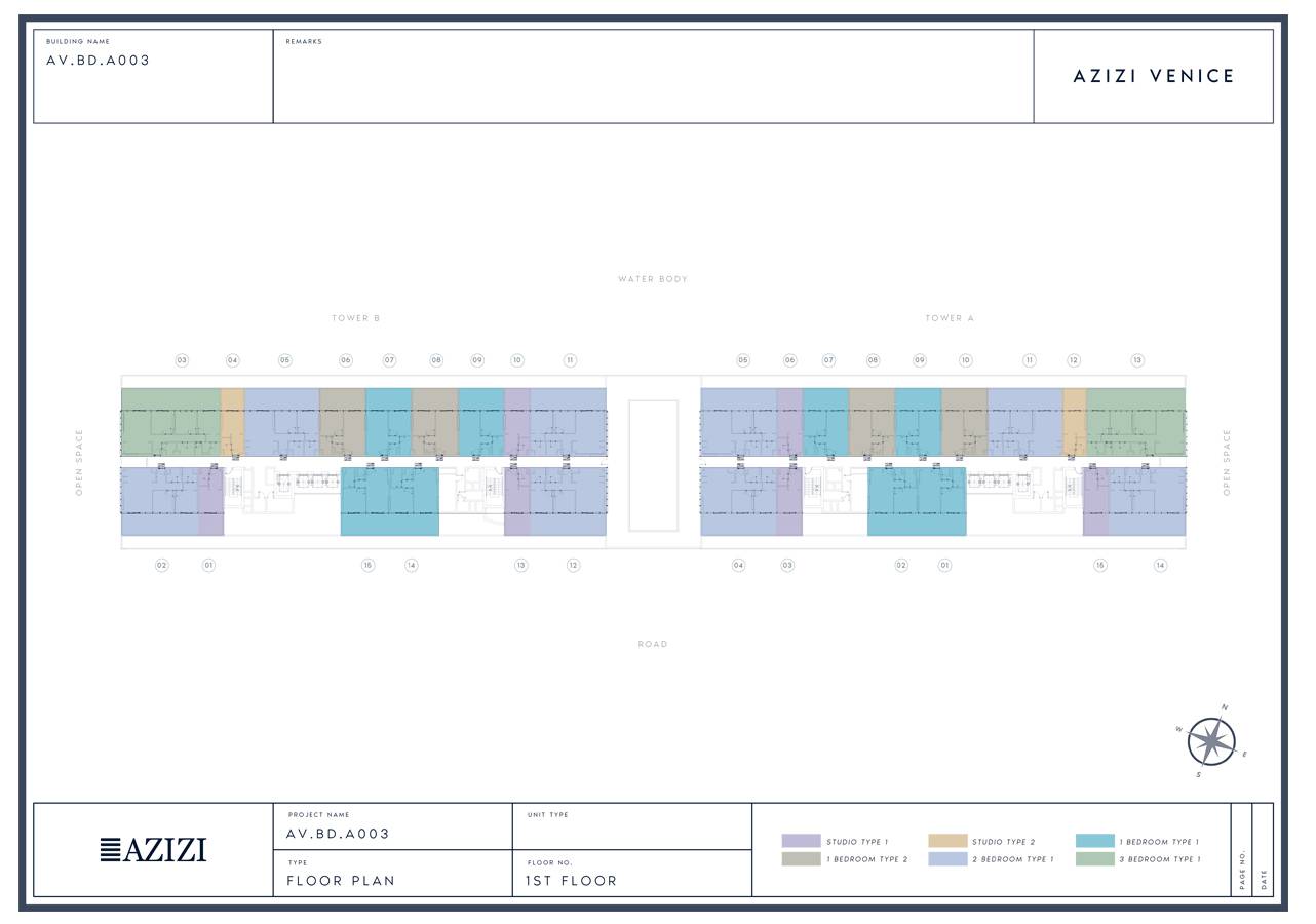 Plans Azizi Venice #1