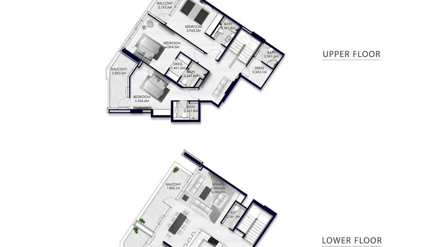 Plans The Bay Residence II