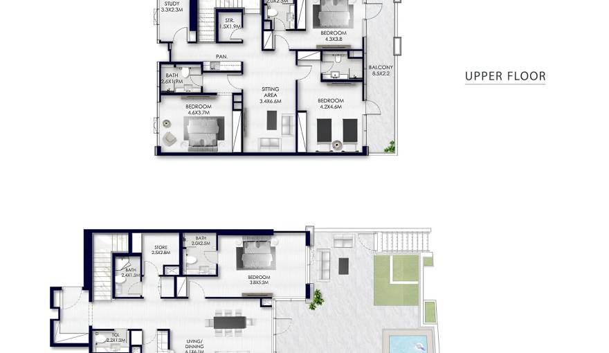 Plans The Bay Residence II