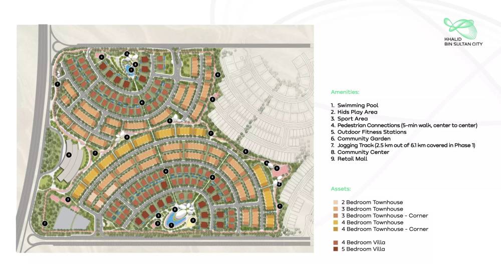 General plan – Khalid Bin Sultan City#1