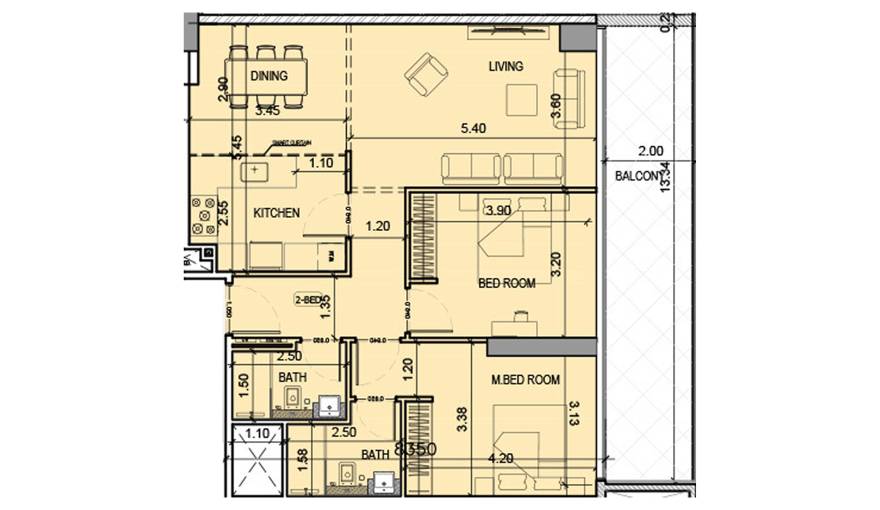 Plans Binghatti Amberhall