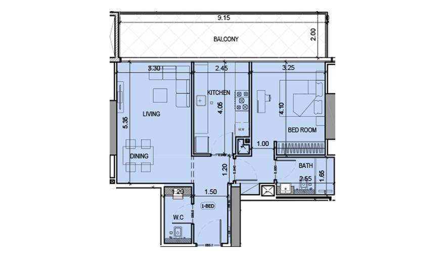 Plans Binghatti Amberhall
