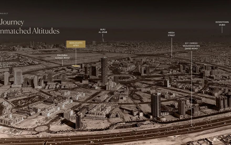 Site plan – Binghatti Apex