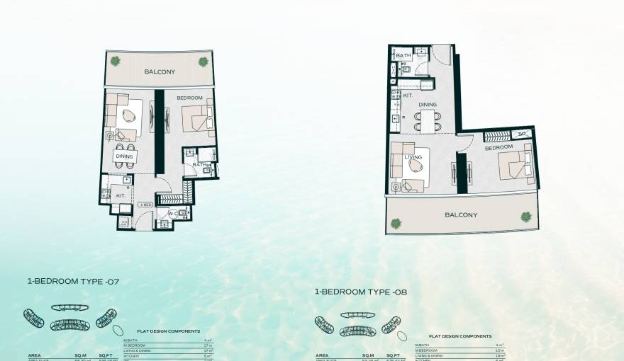 Plans Binghatti Aquarise