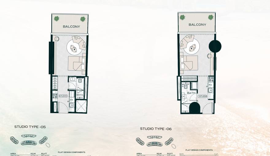 Plans Binghatti Aquarise