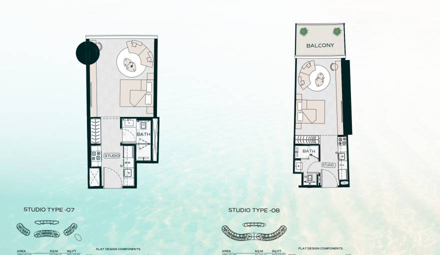 Plans Binghatti Aquarise