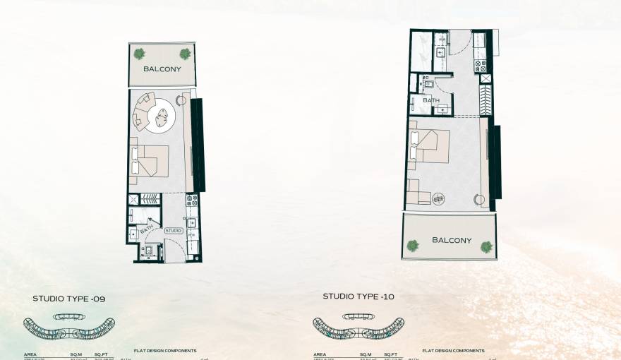 Plans Binghatti Aquarise