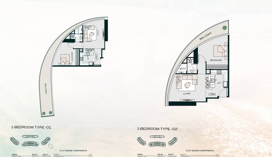 Plans Binghatti Aquarise