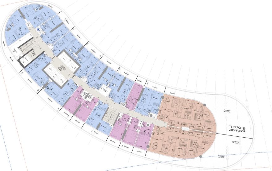 Site plan – Binghatti Aquarise