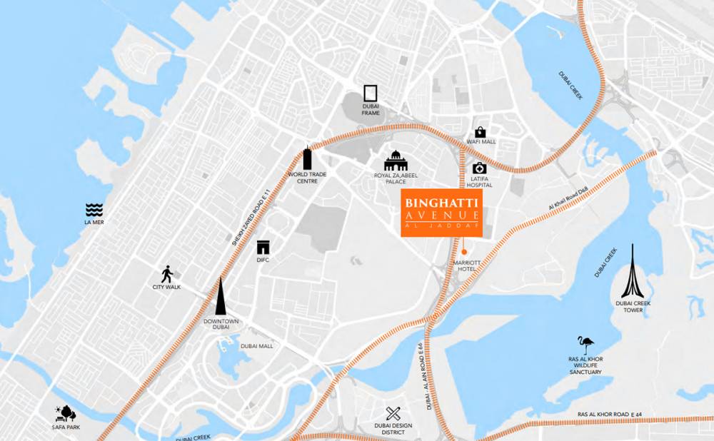 General plan – Binghatti Avenue#1