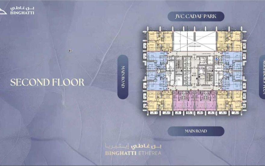 Site plan – Binghatti Etherea