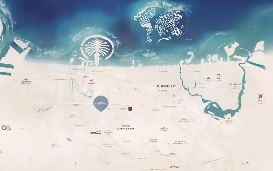 Site plan – Binghatti Etherea