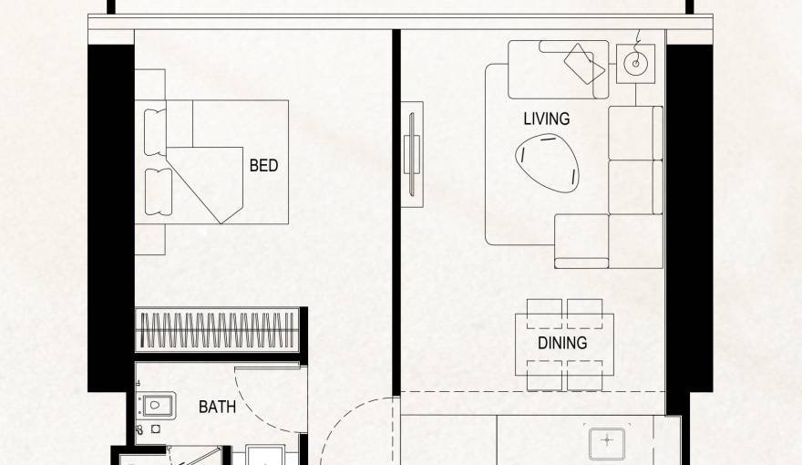 Plans Binghatti Flare