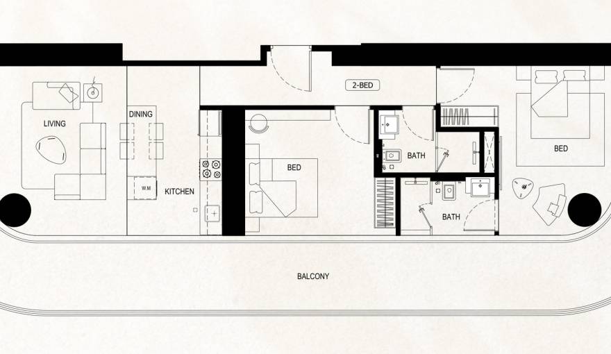Plans Binghatti Flare