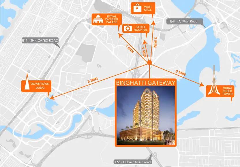General plan – Binghatti Gateway#1