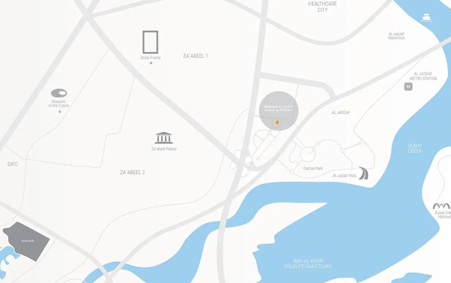Site plan – Binghatti Ghost