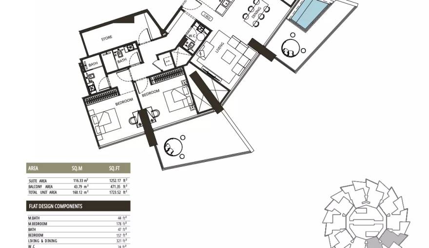 Plans Binghatti Grove