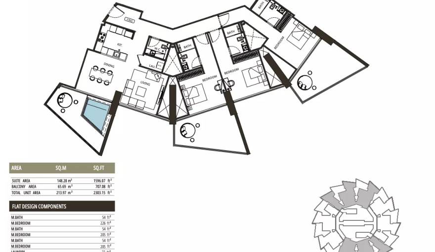 Plans Binghatti Grove