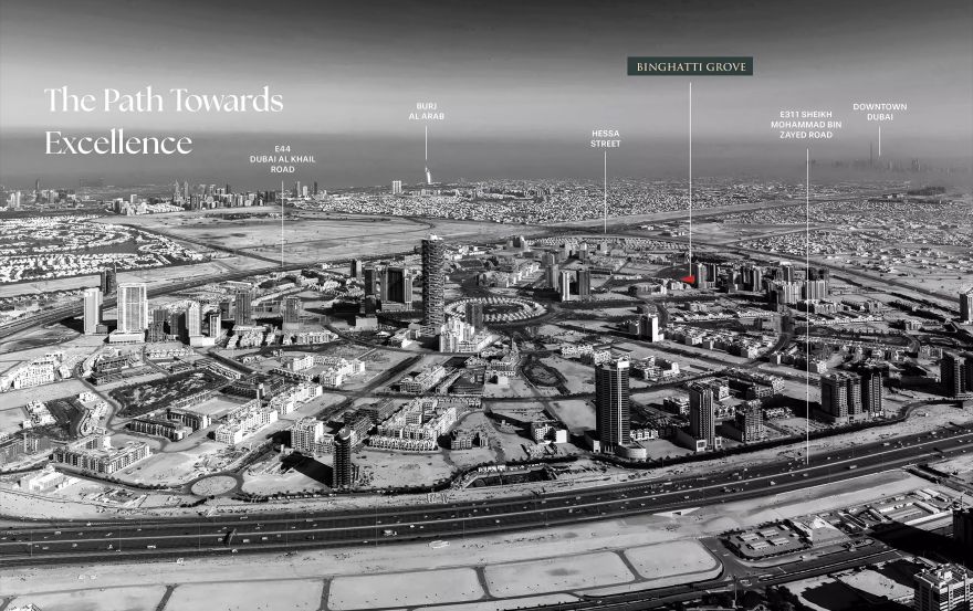 Site plan – Binghatti Grove