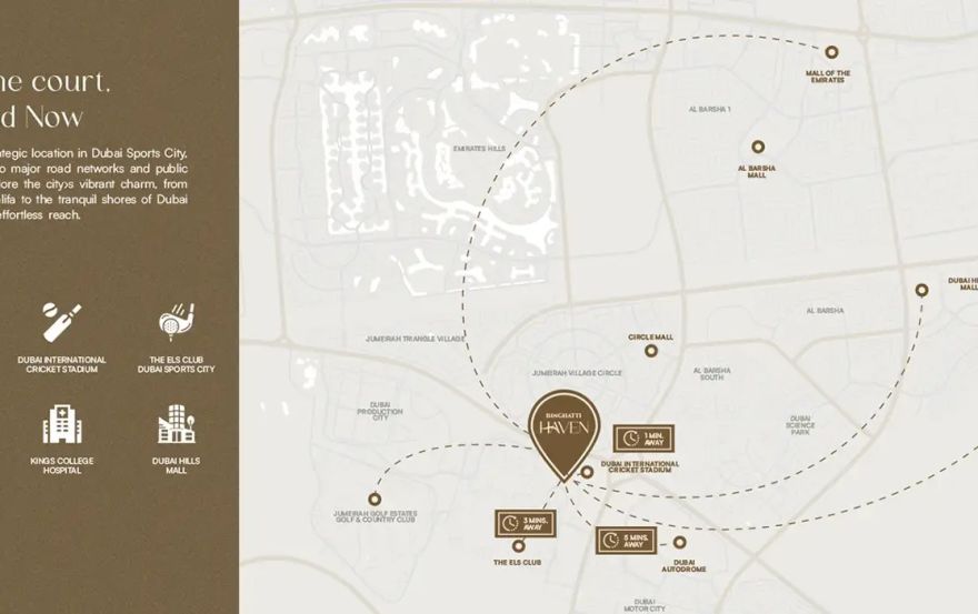 Site plan – Binghatti Haven