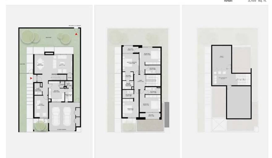 Plans Binghatti Hillcrest