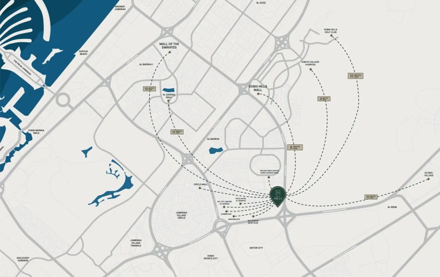 Site plan – Binghatti Hills Phase 2