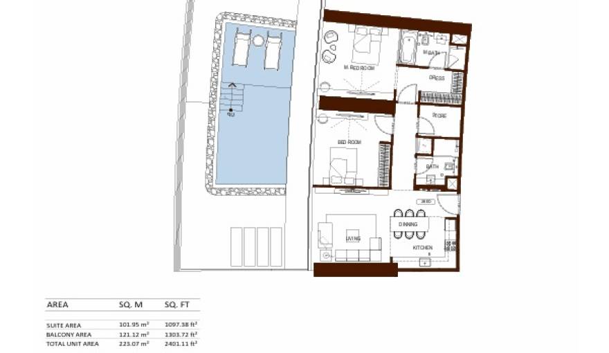 Plans Binghatti Hillviews