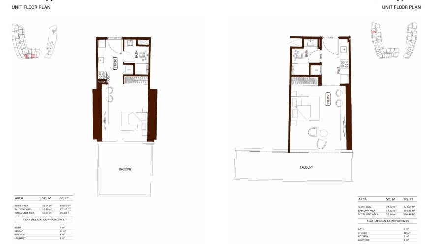Plans Binghatti Hillviews