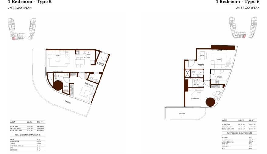 Plans Binghatti Hillviews